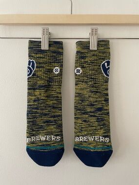 Stance x MLB Milwaukee Brewers Socks Size L